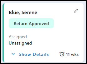 Green status with green border
